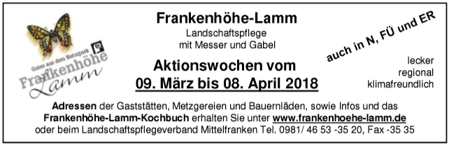 Frankenhöhe-Lamm