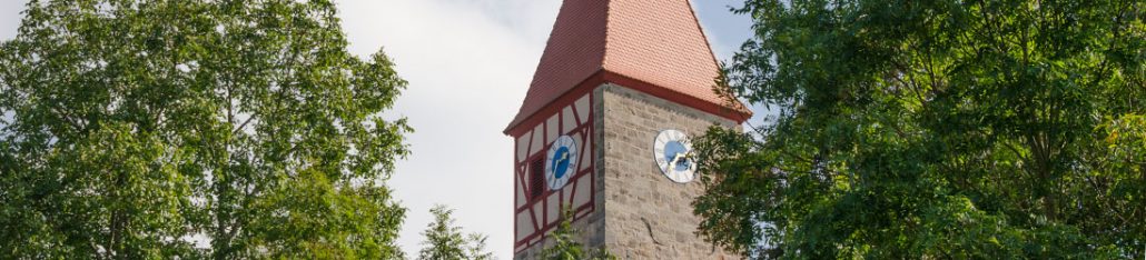 Kirchturm in Neusitz Gemeinde Neusitz